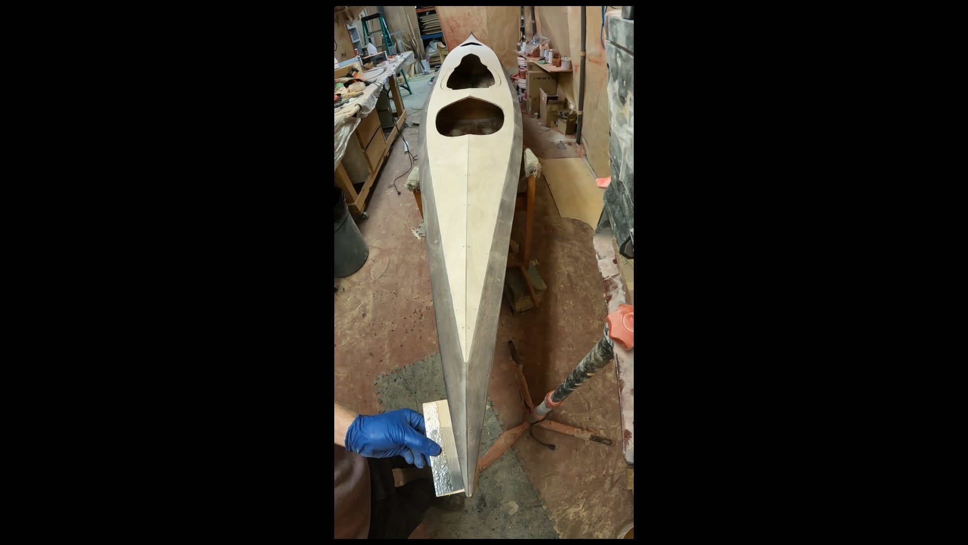 Water-based Staining a Wood Kayak/ Boat 